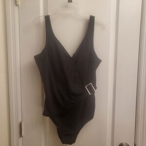 Merona Black‎ Bathing Suit.